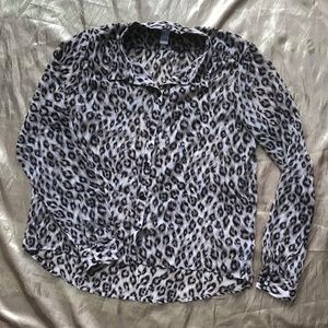Animal Print Blouse